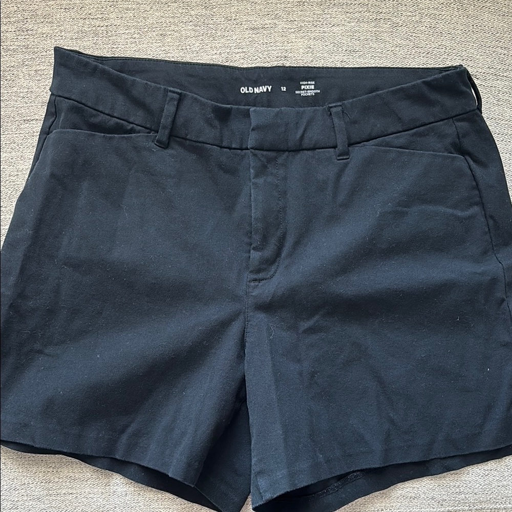 Old Navy Black Pixie Shorts Tailored Fit